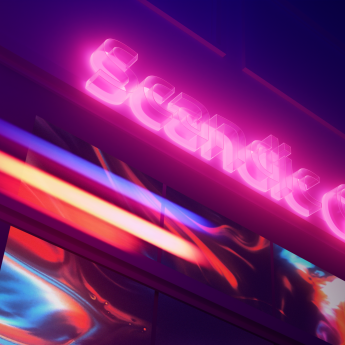 Scandic GO Neon sign