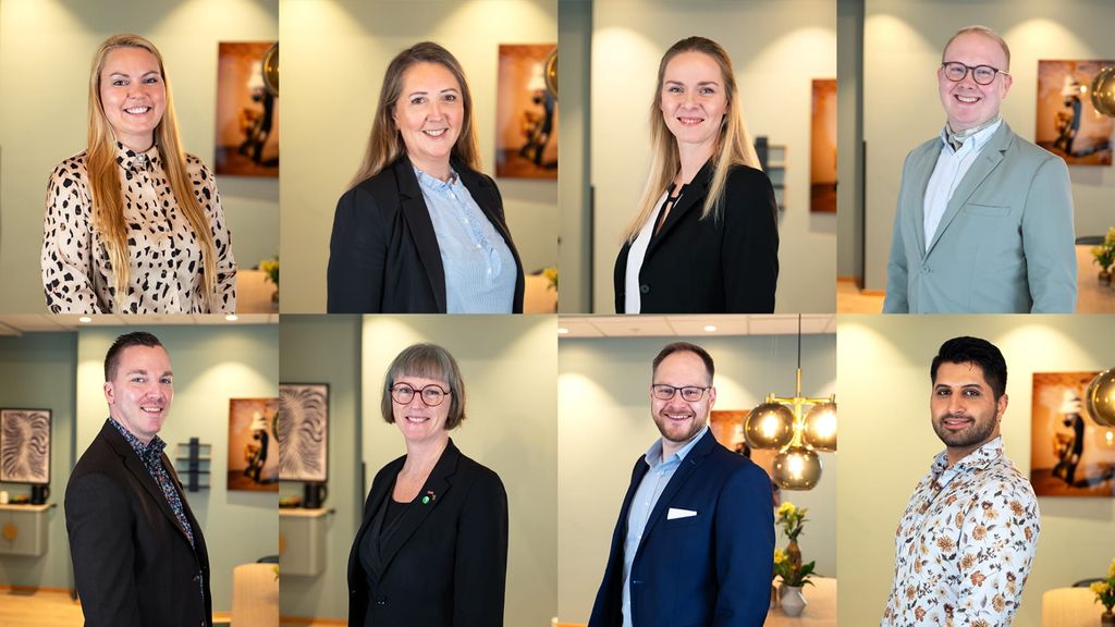 Norske talenter. Øverst f.v. Helena Piir, Silje Garmanslund, Justyna Polus og Even Julian Wedø Johansen. Nede f.v. Stian Flett-Monsen Louise Bye Mykolas Masiukas og Lucas Hárt. Foto Tone Mella - Scandic Norge.jpg